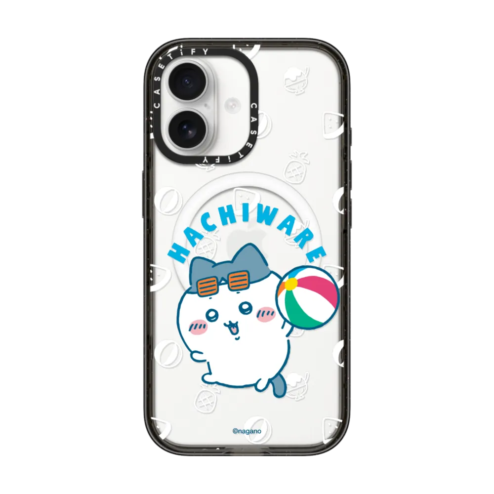 Impact iPhone 17 Case MagSafe Compatible - Hachiware Pool Party Phone Case