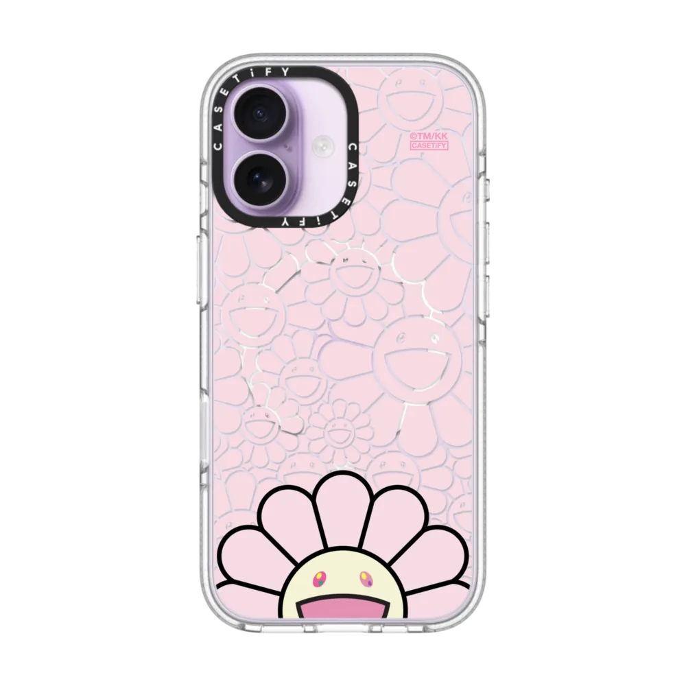 Impact Clear iPhone 17 Case MagSafe Compatible - SMILE (PINK) PHONE CASE