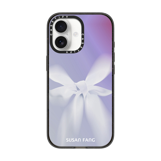 Susan Fang x CASETiFY iPhone 17 �P�[�X �u���b�N �C���p�N�g�P�[�X MagSafe�Ή� SUSAN FANG Lavender Mist Case