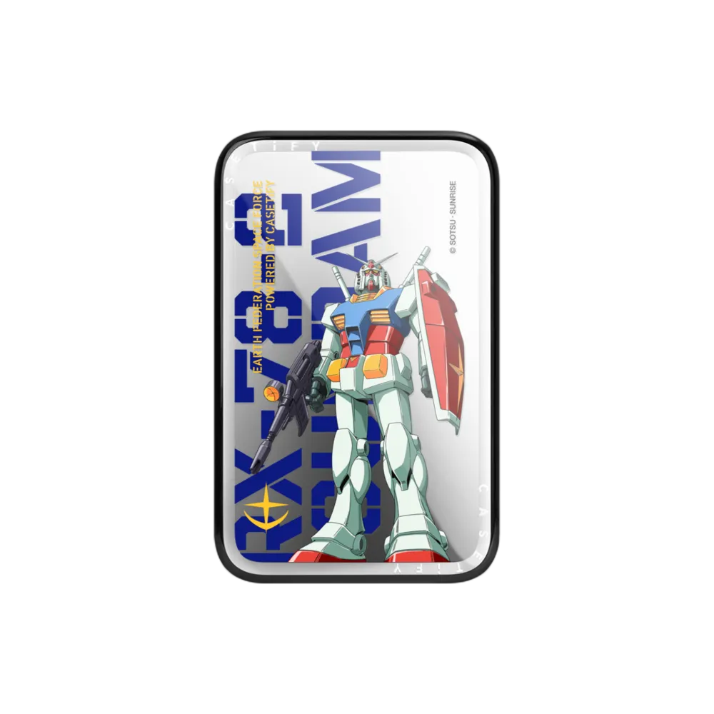 Mirror Slim Power Bank MagSafe Compatible - RX-78-2 Gundam PowerThru Powerbank
