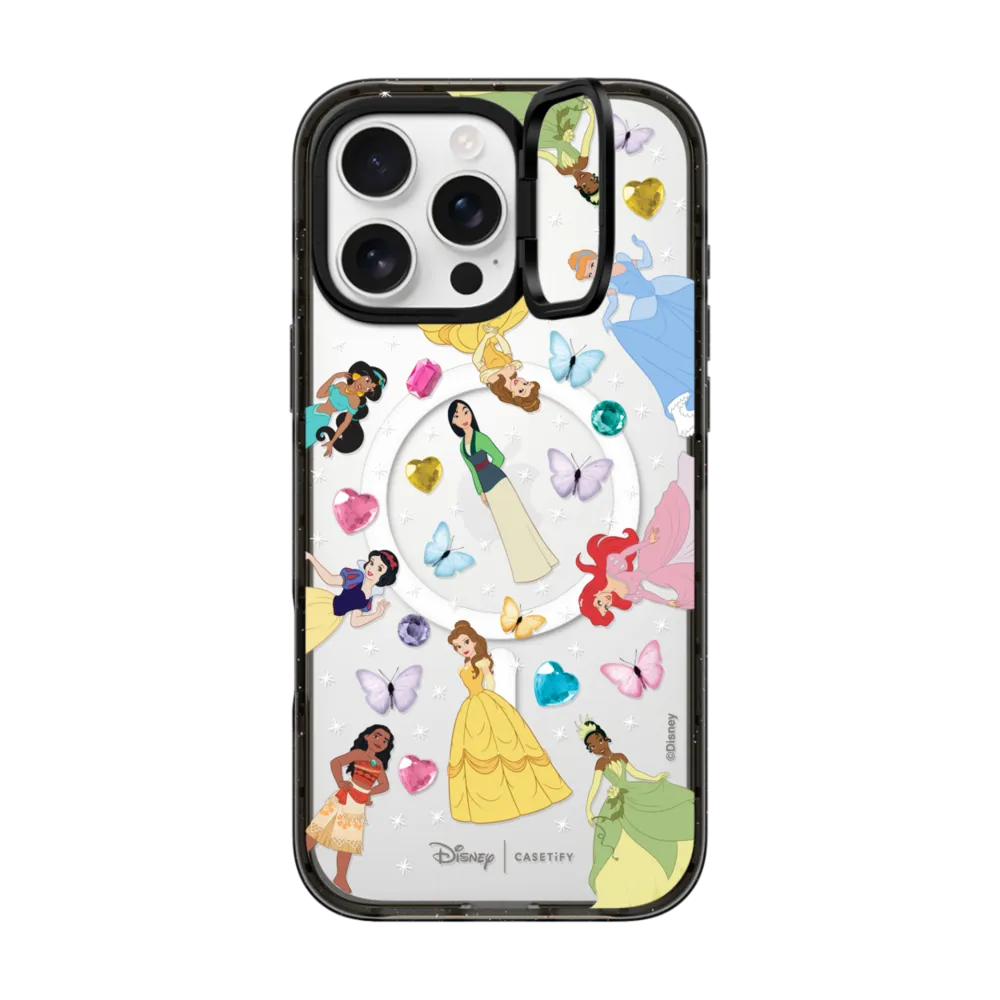 Impact Ring Stand iPhone 16 Pro Max Case MagSafe Compatible - Disney Princess Medley Case