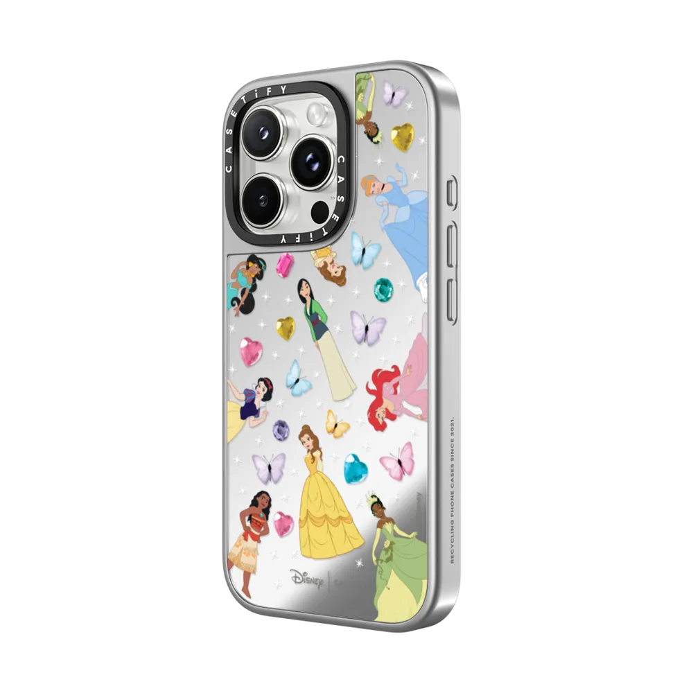 Mirror iPhone 16 Pro Max Case MagSafe Compatible - Disney Princess Medley Case