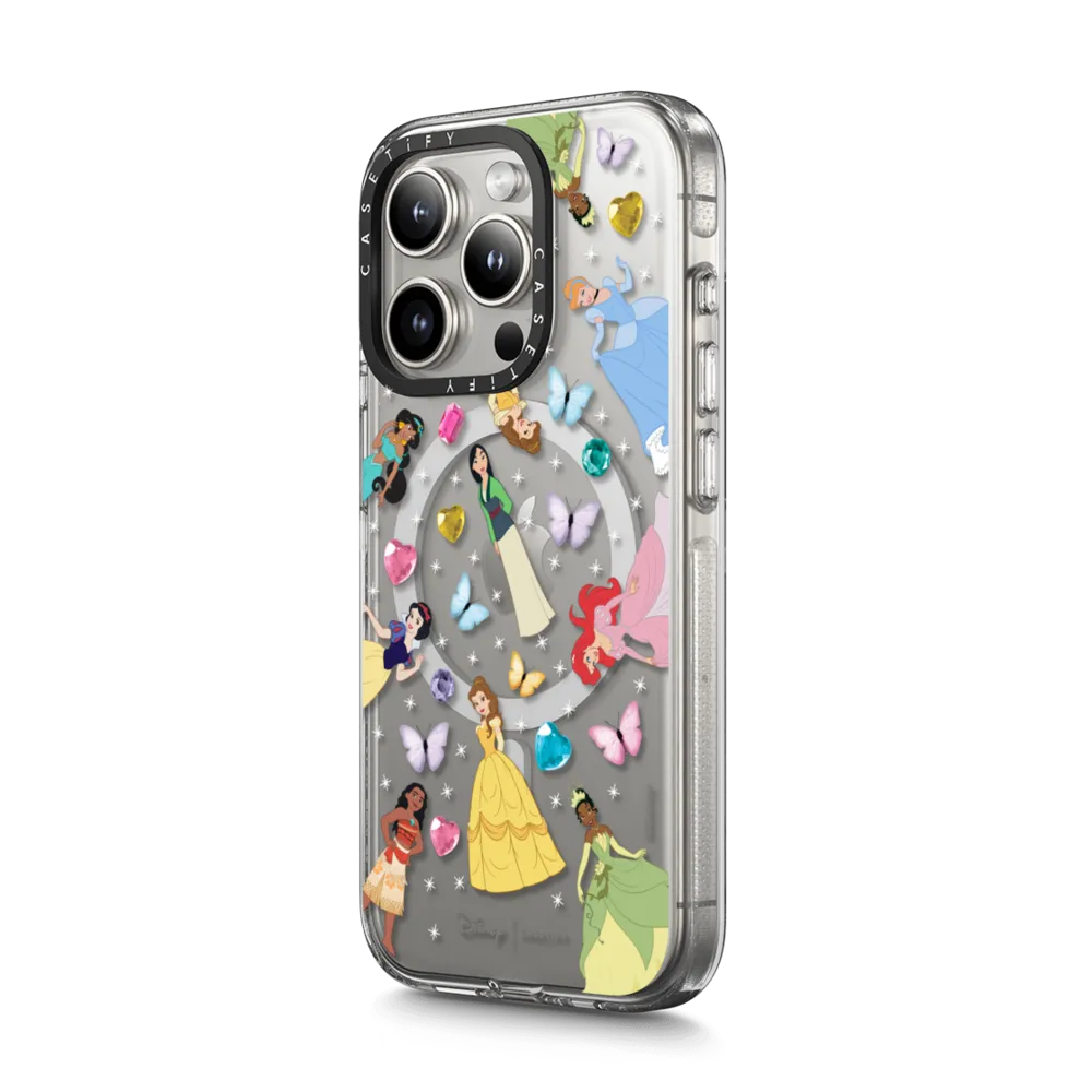 Clear iPhone 15 Pro Case MagSafe Compatible - Disney Princess Medley Case