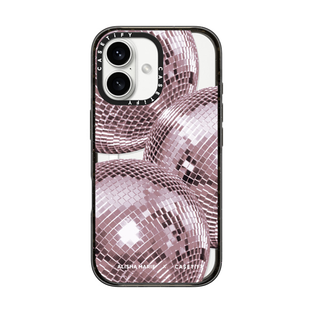 CASETiFY iPhone 16 ケース ブラック インパクトケース MagSafe対応 Alisha Marie Disco Baby Case casetify