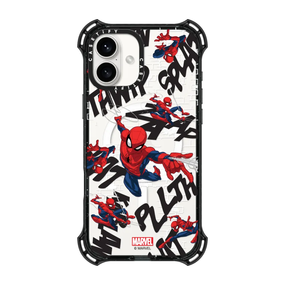 Bounce iPhone 16 Plus Case MagSafe Compatible - Spider-Man Pattern Case