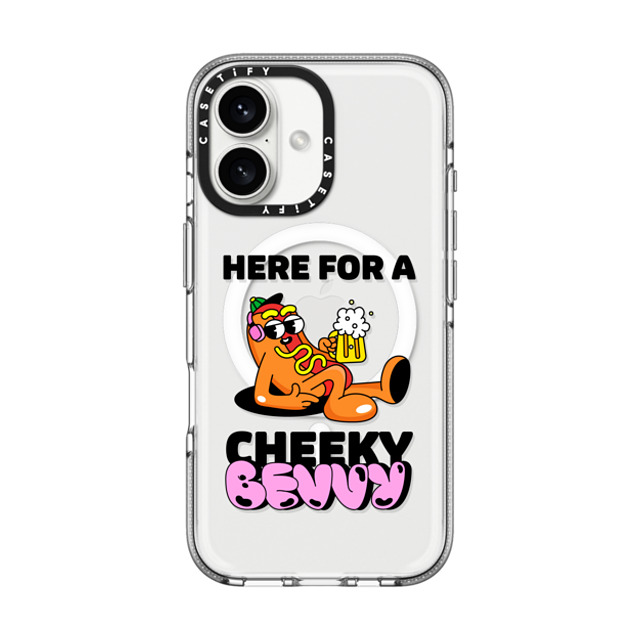 CASETiFY iPhone 16 ケース クリア クリア ケース MagSafe対応 Cherry チェリー(赤) HERE FOR A CHEEKY BEVVY Father's Day CASETiFY iPhone 16 ケース クリア クリア ケース MagSafe対応 Cherry チェリー(赤) HERE FOR A CHEEKY BEVVY Father's Day