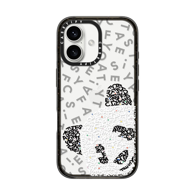 CASETiFY iPhone 16 Case Black Impact Case Hi! Panda! casetify Mother's Day CASETiFY iPhone 16 Case Black Impact Case Hi! Panda! casetify Mother's Day