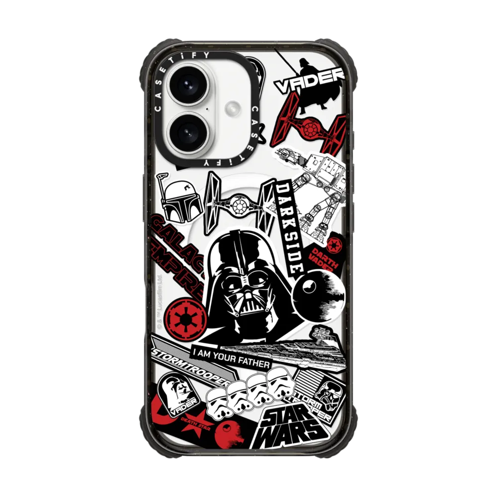 Ultra Impact iPhone 16 Case MagSafe Compatible - Power of the Dark Side - Sticker Case