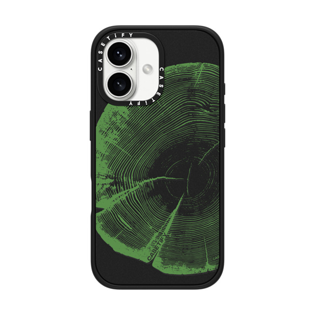 CASETiFY iPhone 16 ケース マットブラック インパクトケース MagSafe対応 nature Tree Rings CASETiFY iPhone 16 ケース マットブラック インパクトケース MagSafe対応 nature Tree Rings