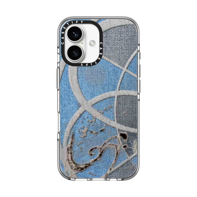 CASETiFY iPhone 16 Case クリア クリア ケース MagSafe対応 Surrealism Surrealism Cyber Denim Father's Day CASETiFY iPhone 16 Case クリア クリア ケース MagSafe対応 Surrealism Surrealism Cyber Denim Father's Day