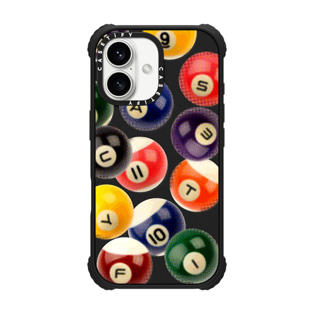 CASETiFY iPhone 16 Case Matte Black ウルトラ インパクトケース MagSafe 対応 Sport Billiard CASETiFY iPhone 16 Case Matte Black ウルトラ インパクトケース MagSafe 対応 Sport Billiard