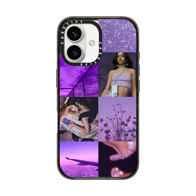 CASETiFY iPhone 16 ケース ブラック インパクトケース Custom Photo Grid Case casetify