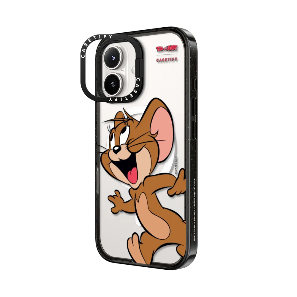 Impact Ring Stand iPhone 16 Case MagSafe Compatible - Jerry Character Case
