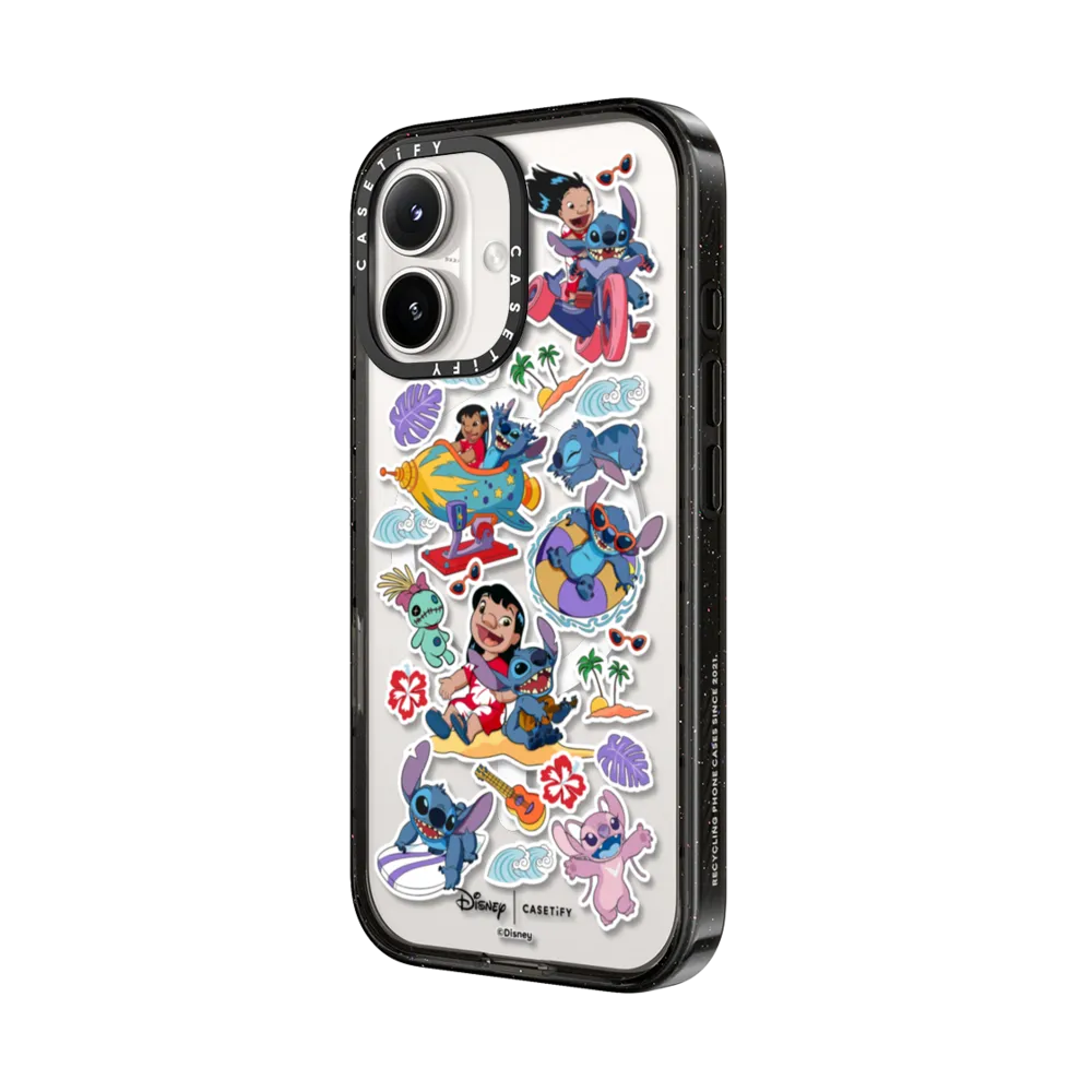 Impact iPhone 16 Case MagSafe Compatible - Lilo & Stitch Sticker Case