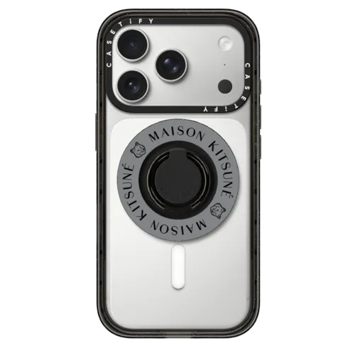 Snappy Ring Holder - Maison Kitsune Classic Fox Logo Stone Magsafe Ring Holder