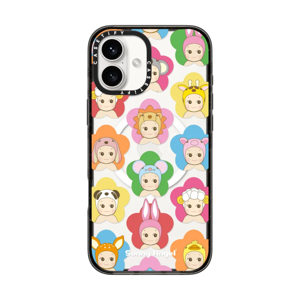 Impact iPhone 16 Plus Case MagSafe Compatible - Sonny Angel Flower Bunch Case