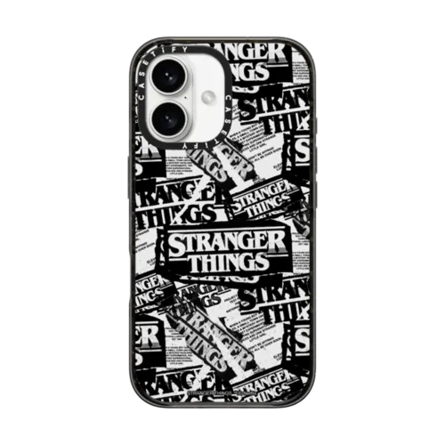 iPhone 16 - Stranger Things Logo Collage Case