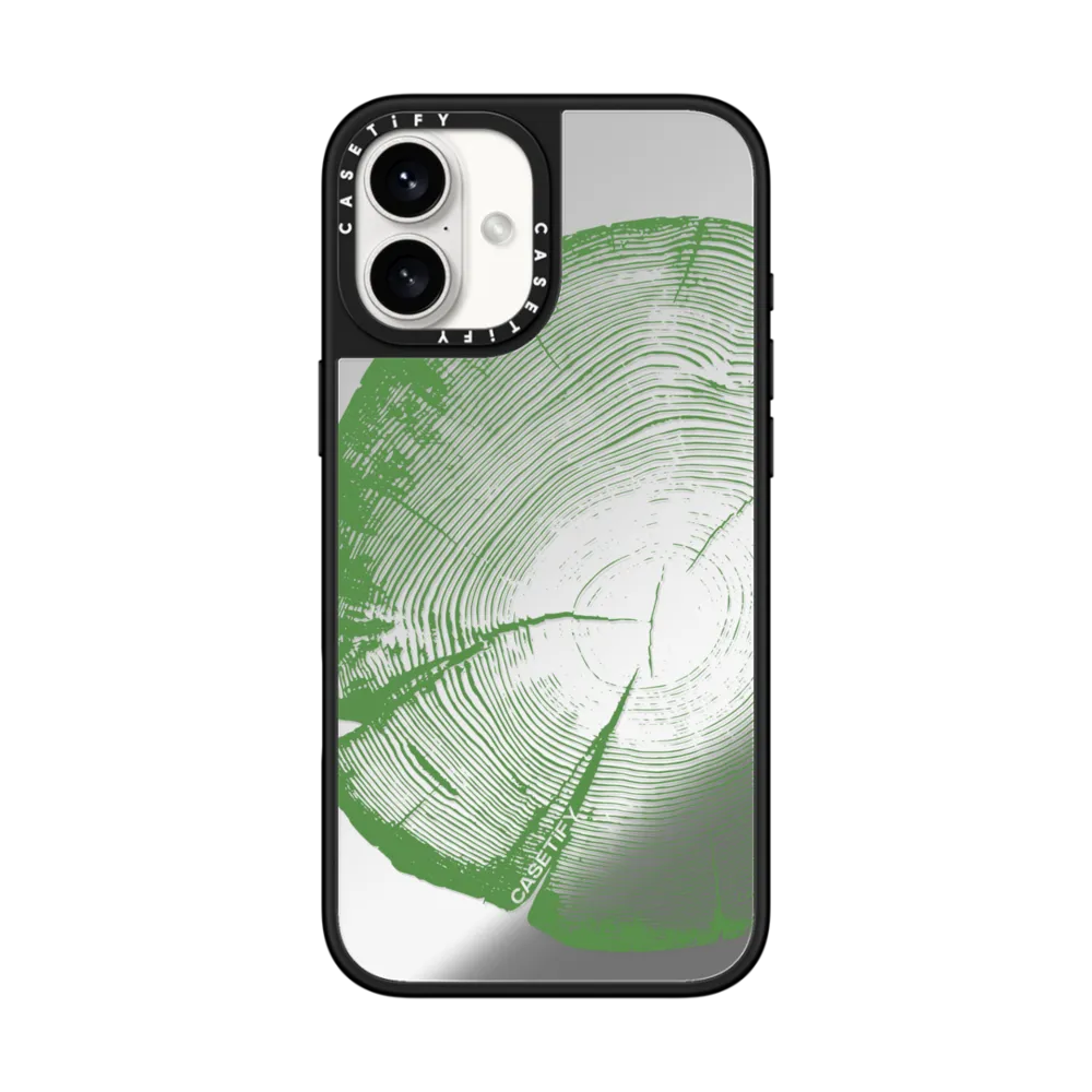 Mirror iPhone 16 Plus Case MagSafe Compatible - Tree Rings