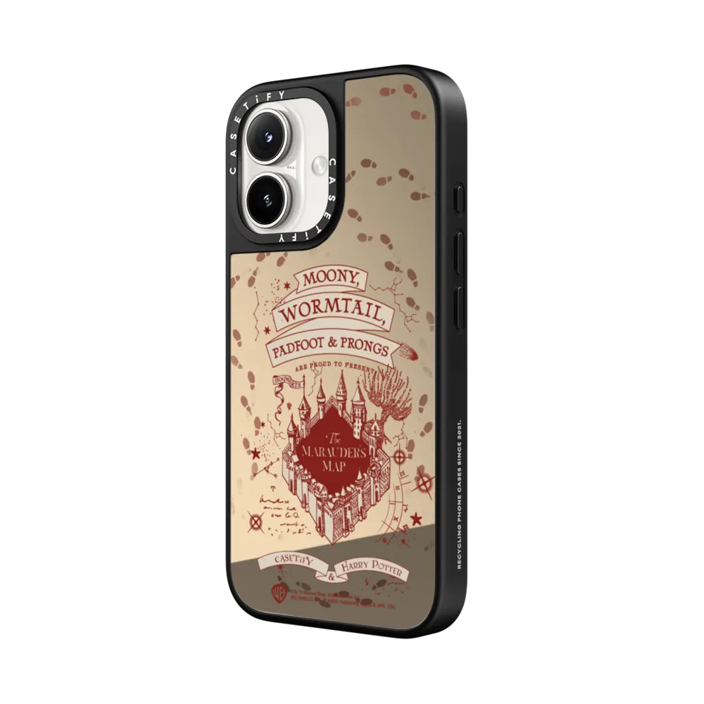 Impact Ring Stand iPhone 16 Plus Case MagSafe Compatible - Marauder's Map Case