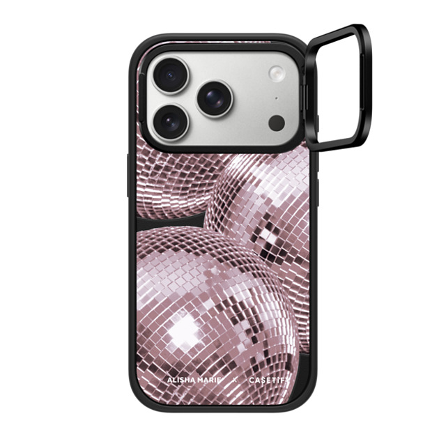 CASETiFY iPhone 17 Pro Case Matte Black Impact Ring Stand Case MagSafe Compatible Alisha Marie Disco Baby Case casetify
