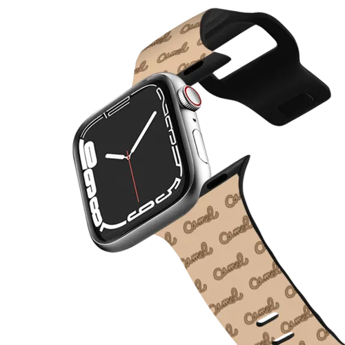 Apple Watch Series 7-9 (45mm) - Camel Pattern Beige Watch Band