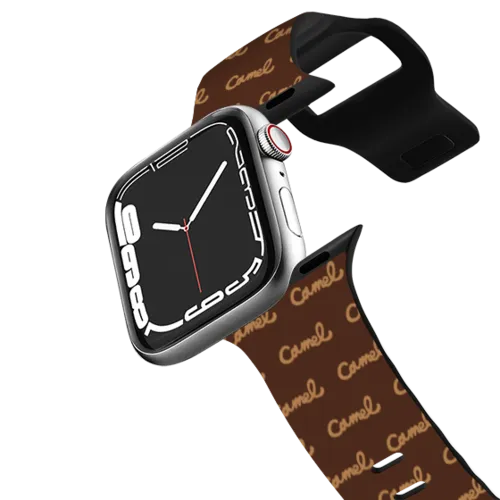 Apple Watch Series 7-9 (45mm) - Camel Pattern Brown Watch Band
