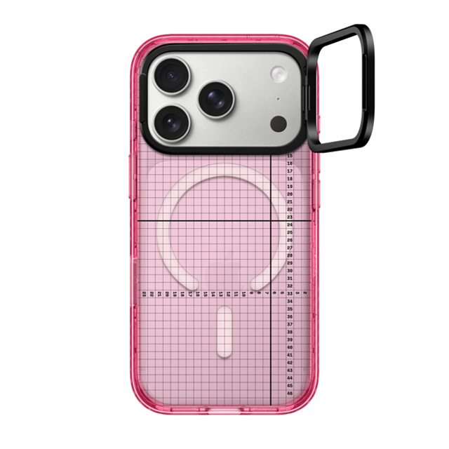 CASETiFY iPhone 17 Pro Case Pink Impact Ring Stand Case MagSafe Compatible Metrics casetify