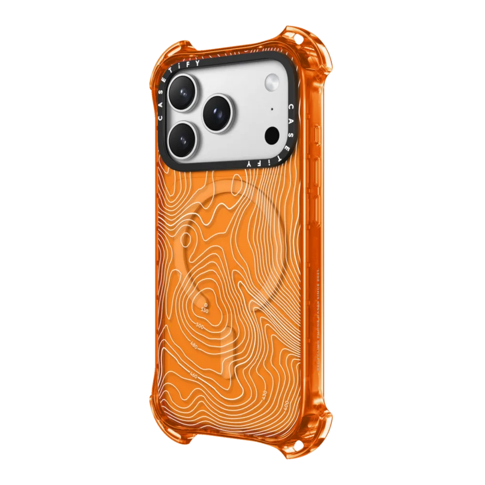 Bounce iPhone 17 Pro Max Case MagSafe Compatible - Topography Map