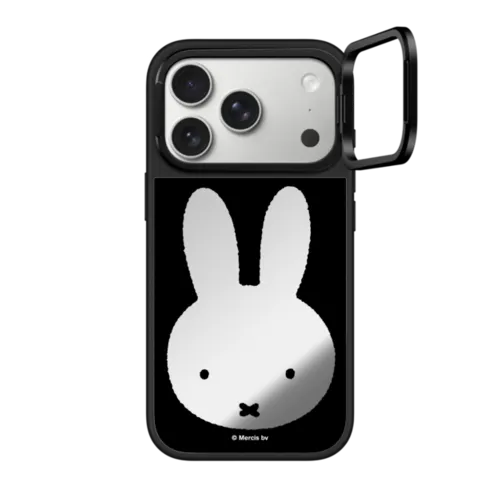 iPhone 17 Pro - Miffy Black Mirror Frame Case