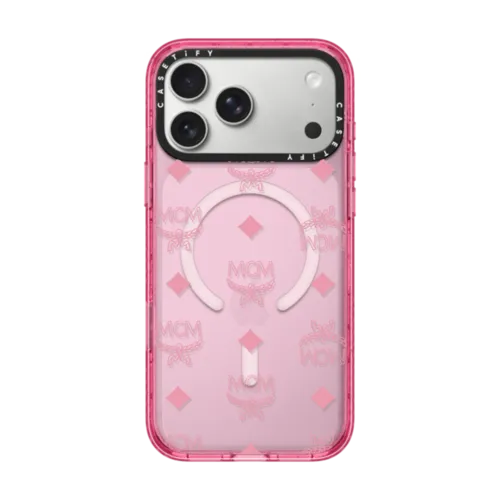 iPhone 17 Pro Max - MCM Visetos Case - Pink