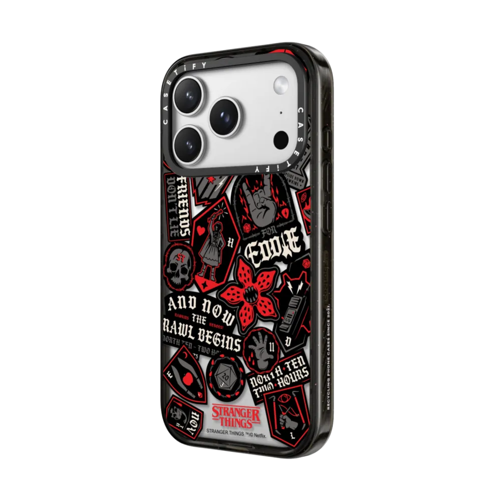 Impact iPhone 17 Pro Case - Stranger Things Sticker Case