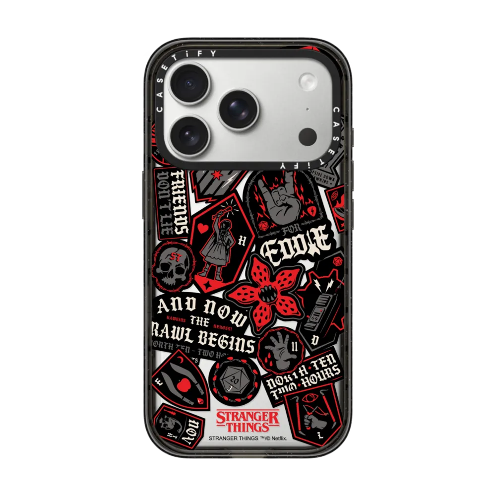 Impact iPhone 17 Pro Case - Stranger Things Sticker Case