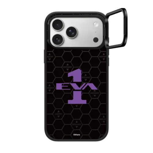 iPhone 17 Pro Max - Evangelion Custom Logo Phone Case - Emergency - EVA-01