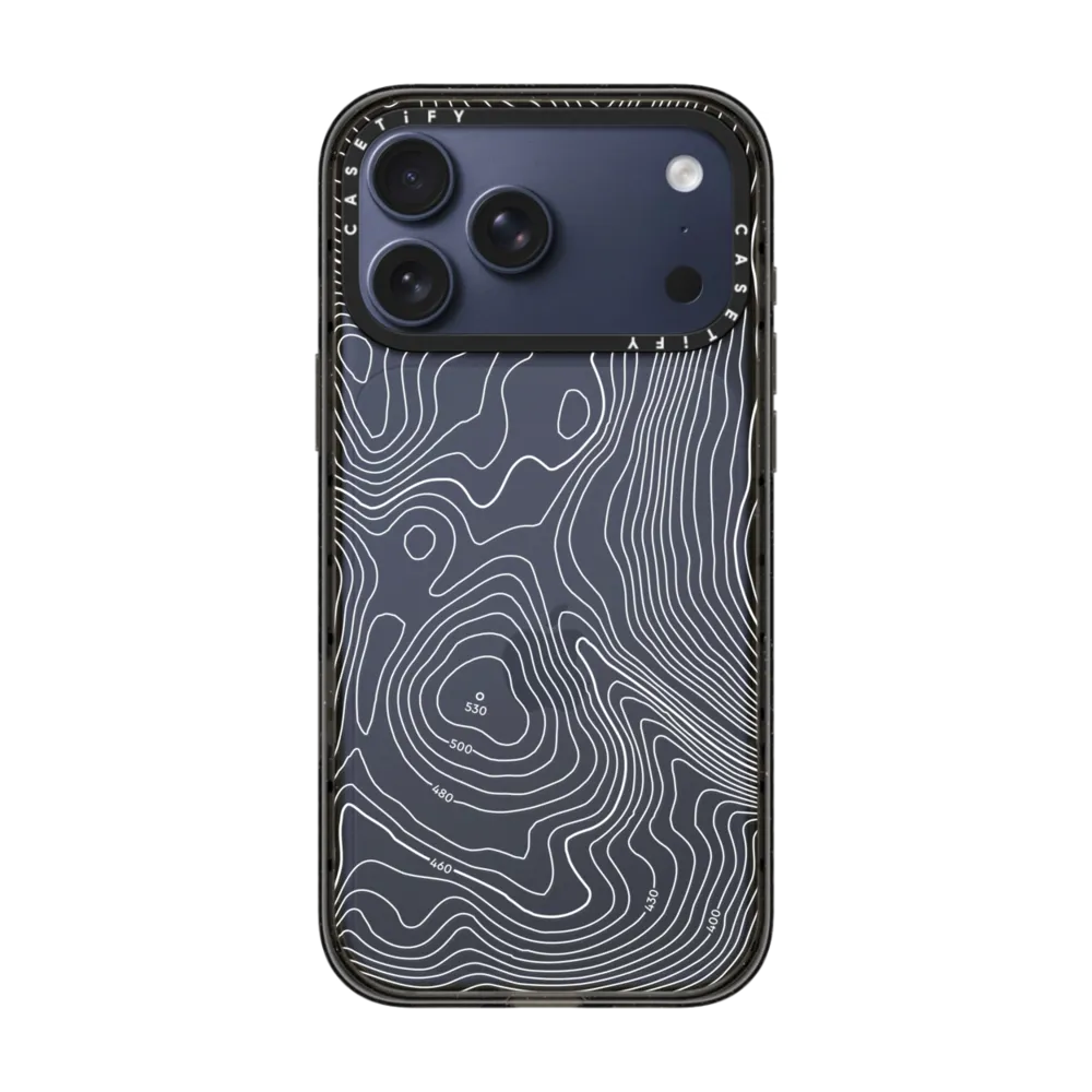 Impact iPhone 17 Pro Max Case - Topography Map