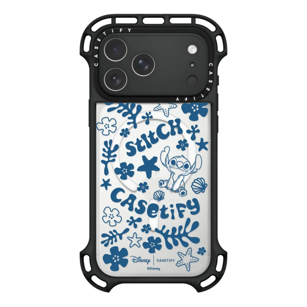 Ultra Bounce iPhone 17 Pro Max Case MagSafe Compatible - Stitch Pattern Case