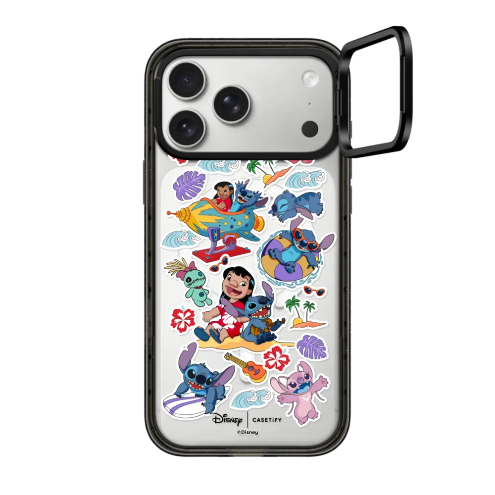 Impact Ring Stand iPhone 17 Pro Max Case MagSafe Compatible - Lilo & Stitch Sticker Case