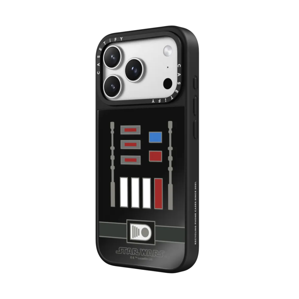 Mirror iPhone 17 Pro Max Case MagSafe Compatible - Darth Vader™ Chest Plate Case