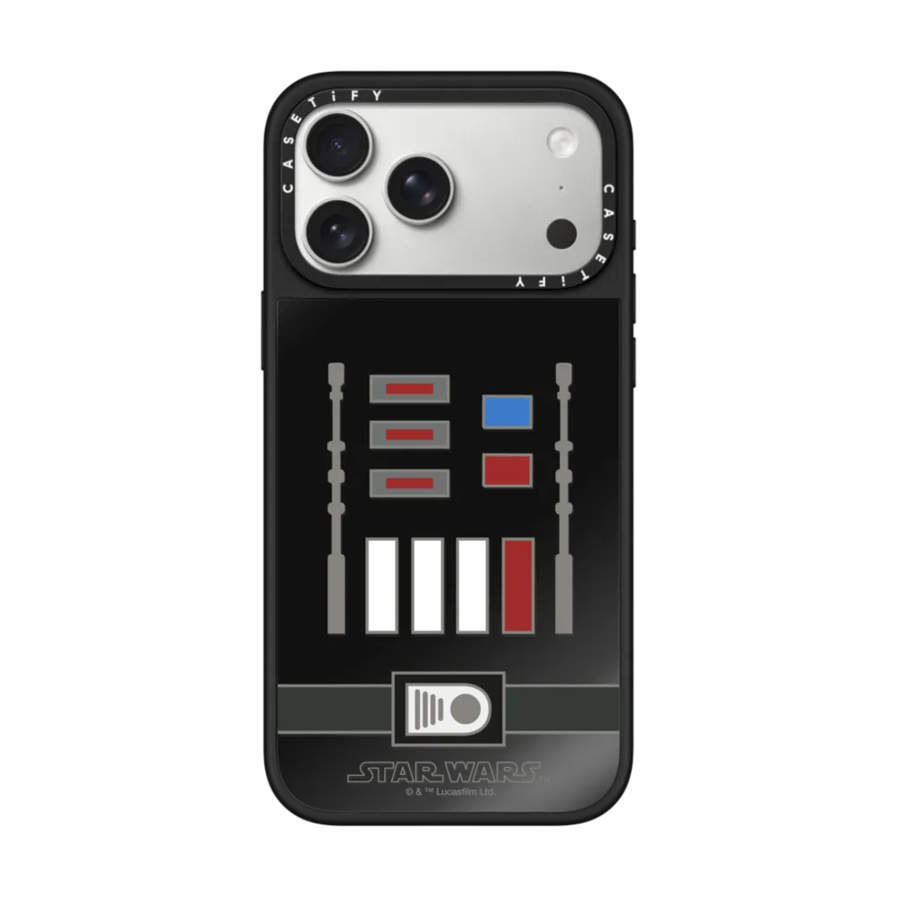 Mirror iPhone 17 Pro Max Case MagSafe Compatible - Darth Vader™ Chest Plate Case