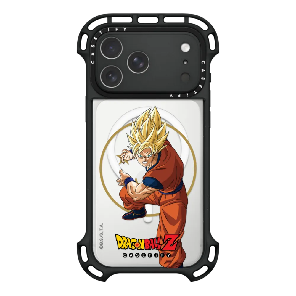 Ultra Bounce iPhone 17 Pro Max Case MagSafe Compatible - SUPER SAIYAN GOKU Case