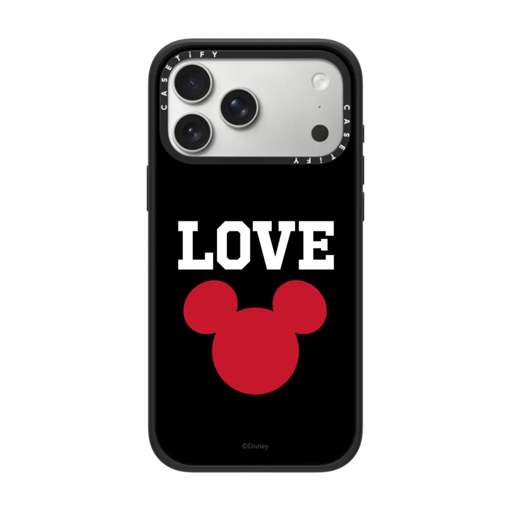 Impact iPhone 17 Pro Max Case MagSafe Compatible - Mickey Mouse Love Symbol Case