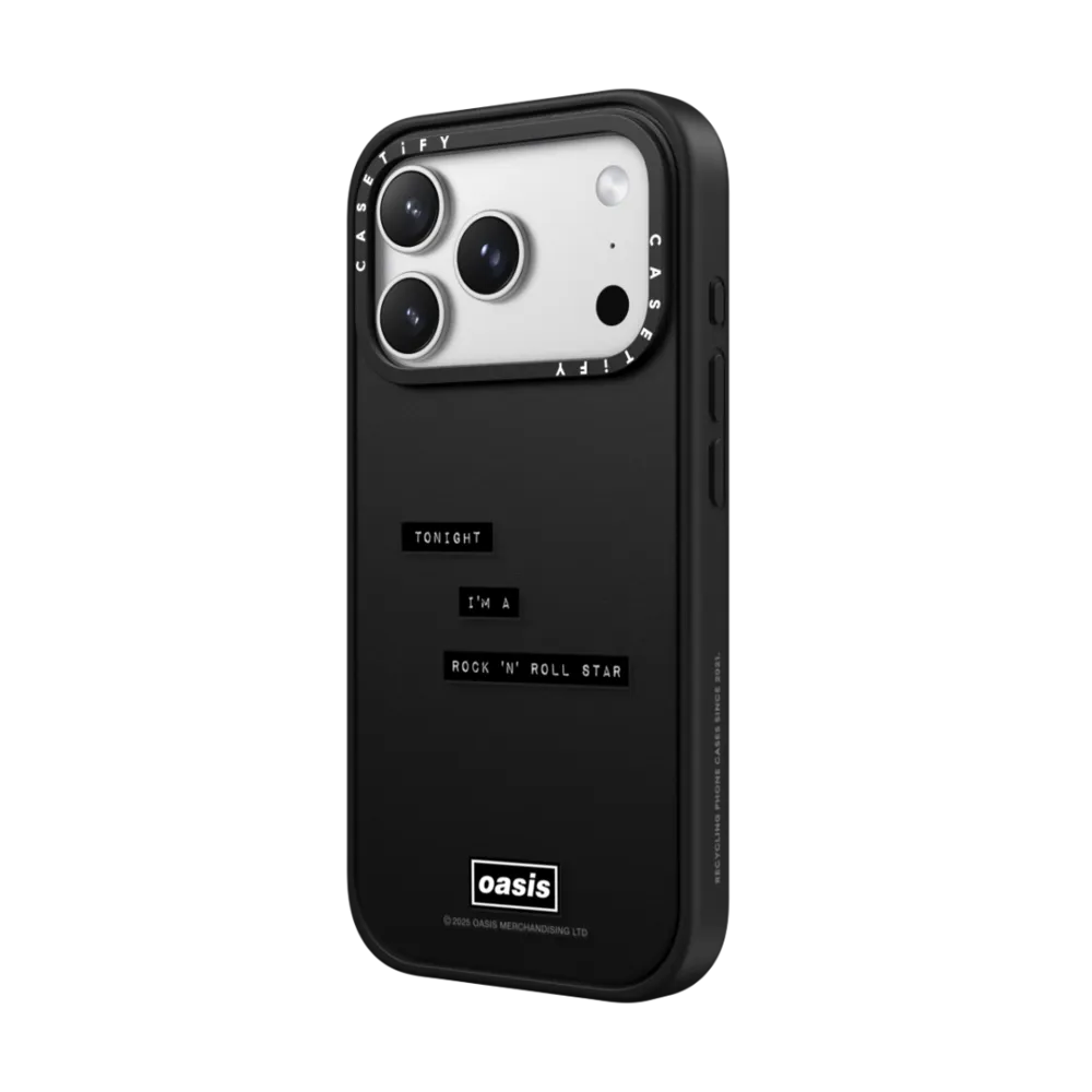 Impact iPhone 17 Pro Max Case MagSafe Compatible - Rock 'N' Roll Star Lyric Case