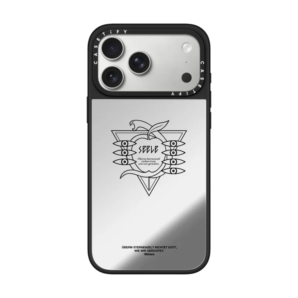 Mirror iPhone 17 Pro Max Case MagSafe Compatible - SEELE Logo Case
