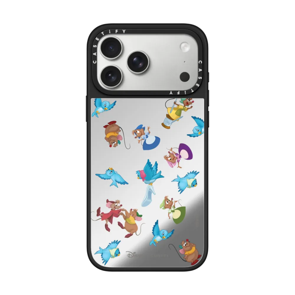 Mirror iPhone 17 Pro Max Case MagSafe Compatible - Mice & Birds Medley Case