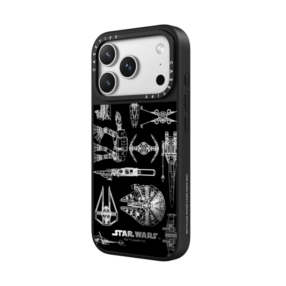 Mirror iPhone 17 Pro Max Case MagSafe Compatible - Star Wars™ Aircrafts Pattern Case