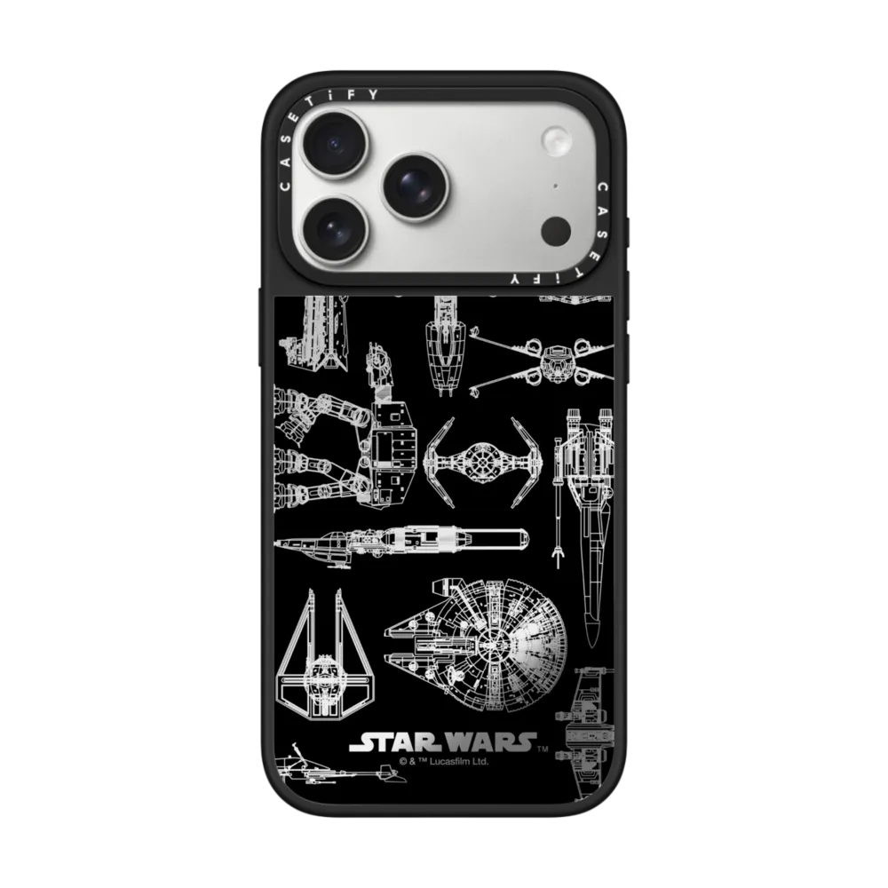 Mirror iPhone 17 Pro Max Case MagSafe Compatible - Star Wars™ Aircrafts Pattern Case