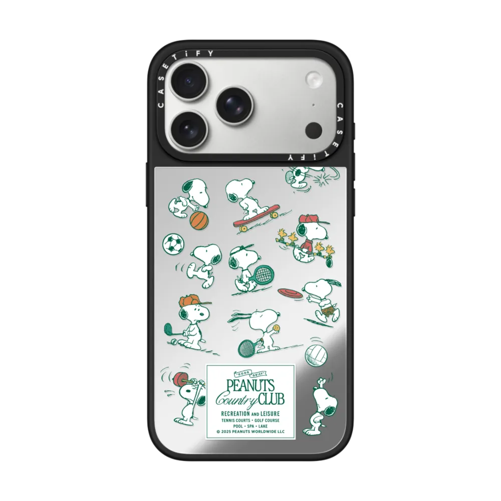 Mirror iPhone 17 Pro Max Case MagSafe Compatible - Snoopy Sports & Recreation Case