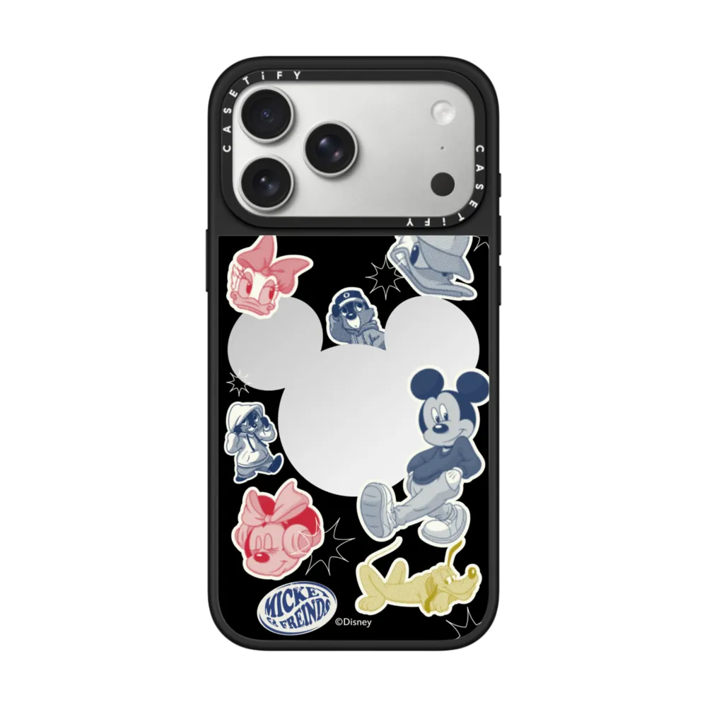 Mirror iPhone 17 Pro Max Case MagSafe Compatible - Mickey Mouse Frame Mirror Case