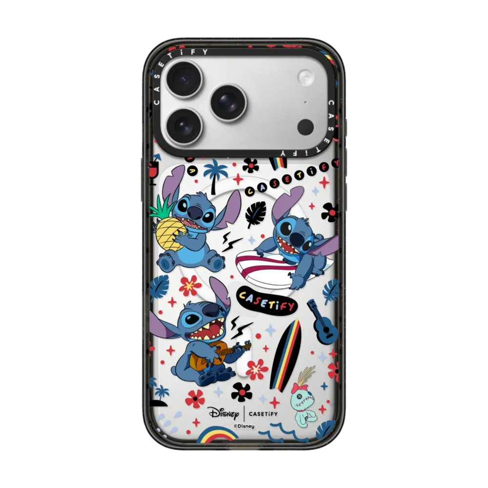 Impact iPhone 15 Pro Max Case MagSafe Compatible - Stitch Surfer Case