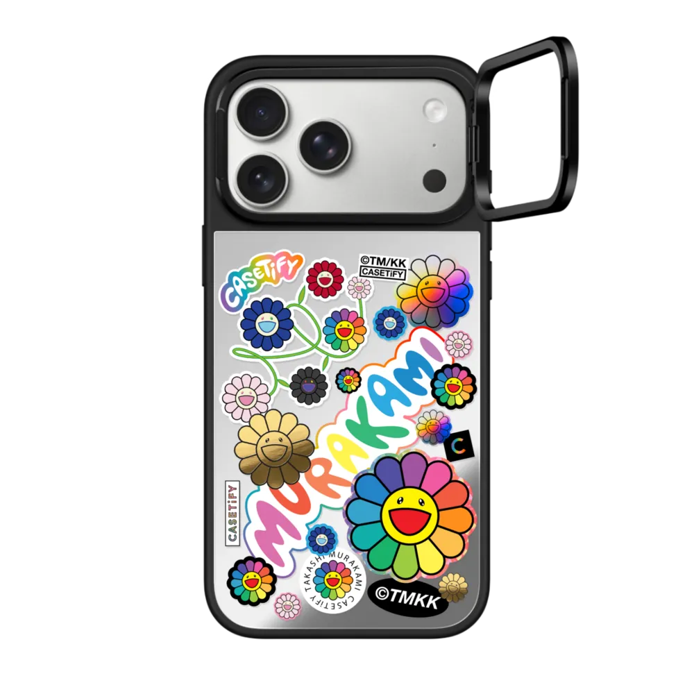 Mirror iPhone 17 Pro Max Case MagSafe Compatible - SMILE (RAINBOW) PHONE CASE