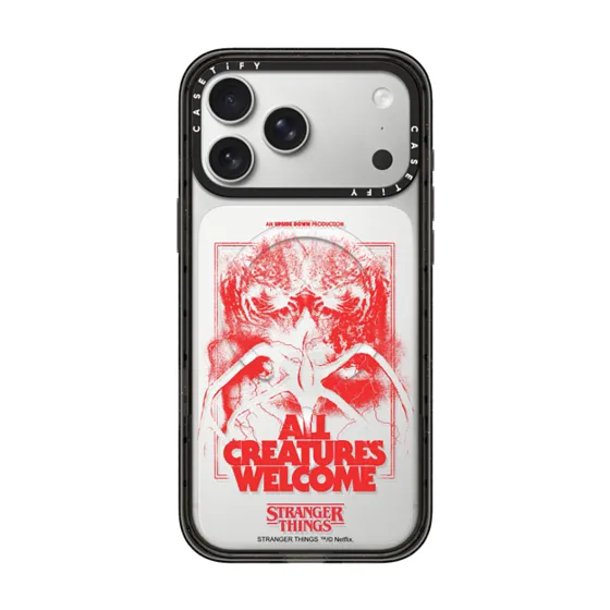 Impact iPhone 17 Pro Max Case MagSafe Compatible - Stranger Things Demogorgon Dossier Case